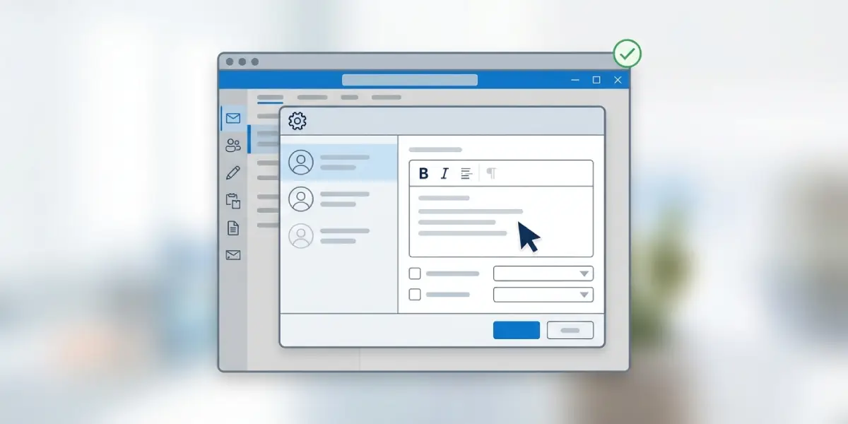 Method 3_ Manually Match Classic Desktop Outlook