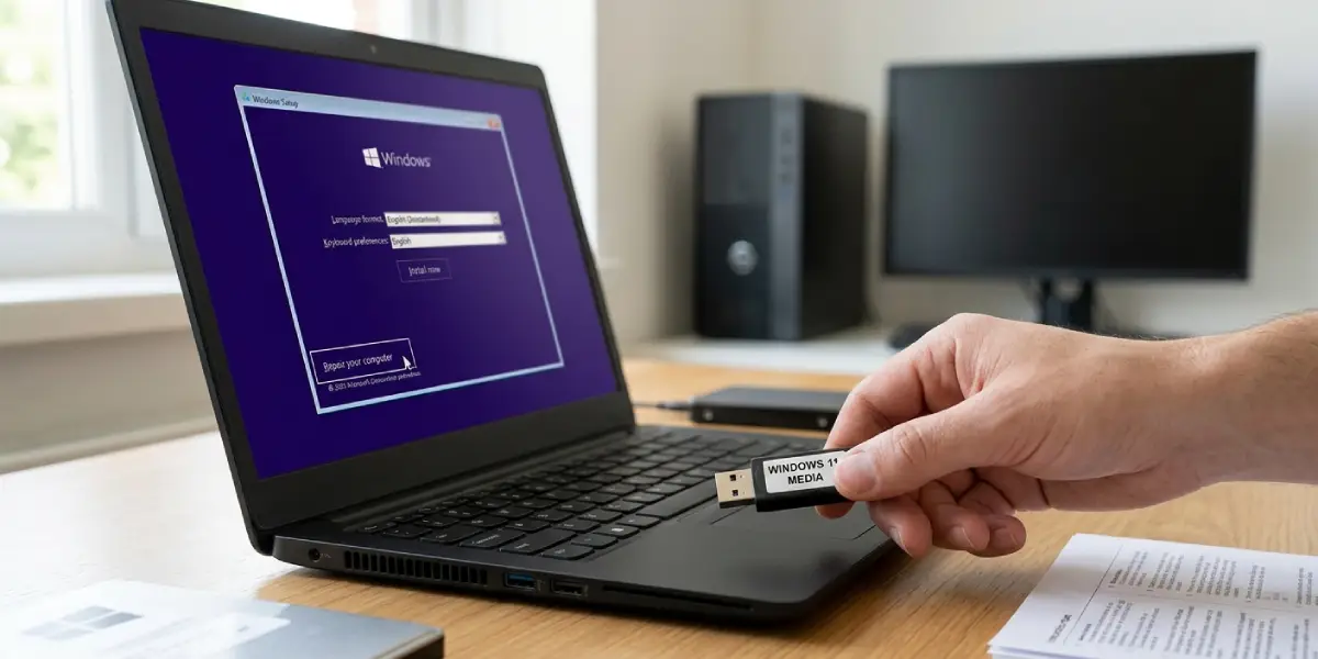 Method 3_ Rebuild the Boot Configuration Data With Windows Installation Media