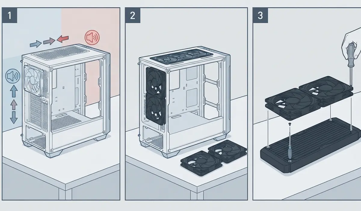 Preparing the Case and Choosing Radiator Placement