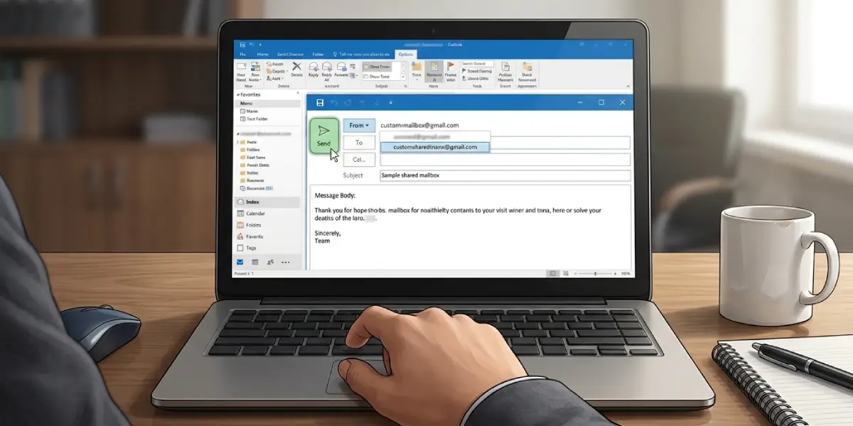 Sending Email From the Shared Mailbox