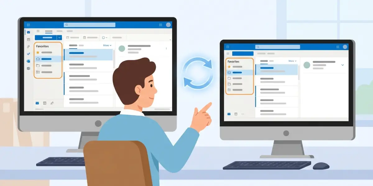 Step-by-Step Guide to Fix Outlook Favorites Not Syncing Between Computers