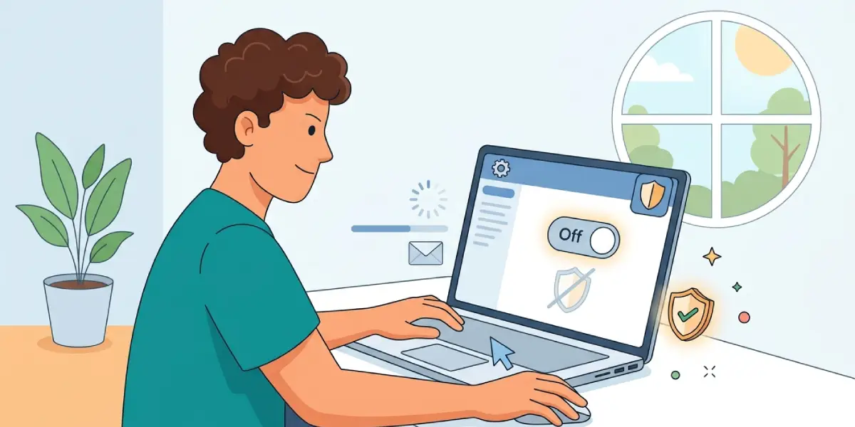 Temporarily Disable Antivirus Email Scanning