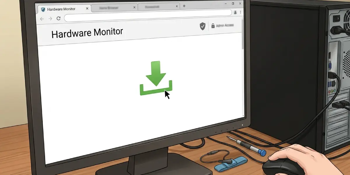 This is a software task, not a disassembly job, so there is no need to power down or open the case