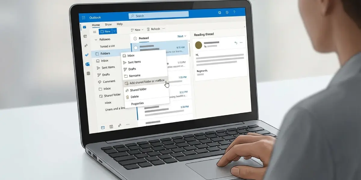 Add the Shared Mailbox to the Folder Pane