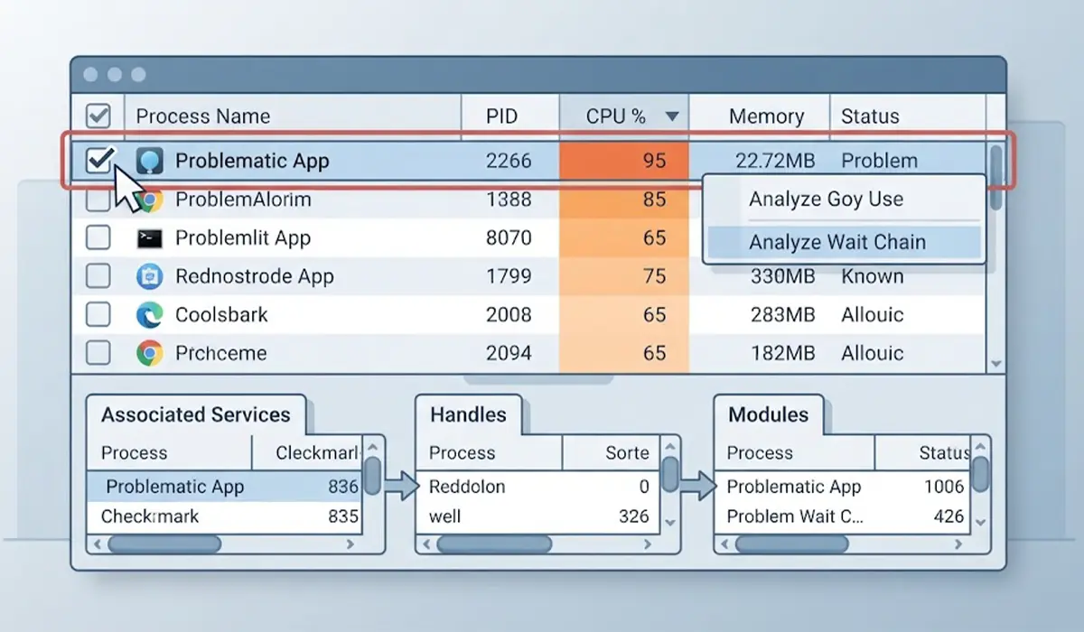 Checking the CPU Tab