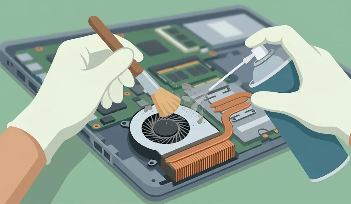 Clean the Vents, Fans, and Heatsink