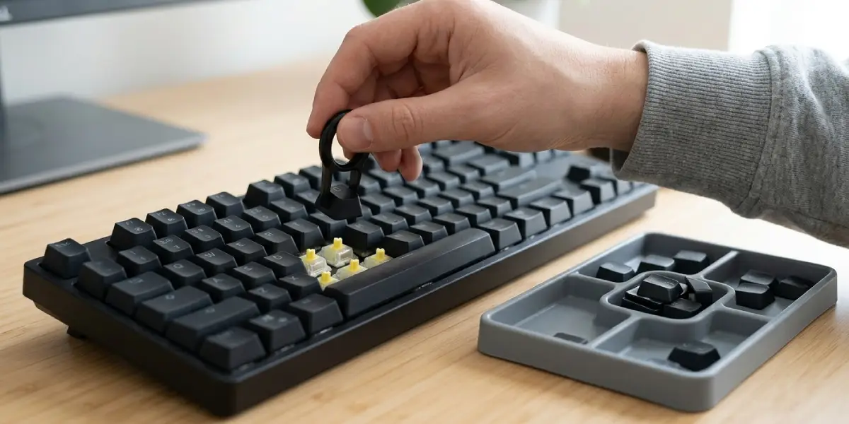Cleaning a Desktop or External Keyboard