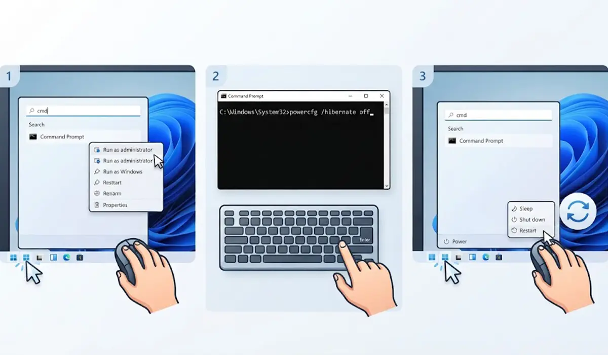 Disable Fast Startup With Command Prompt
