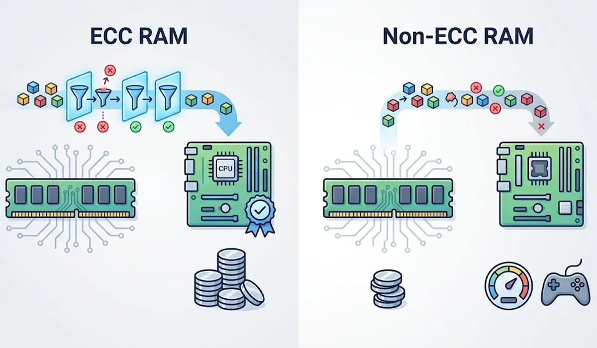 ECC vs Non-ECC RAM- The Practical Differences