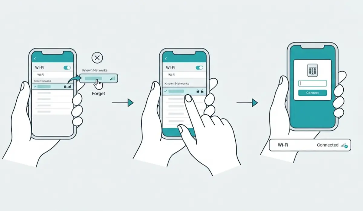 Forget the Network and Reconnect