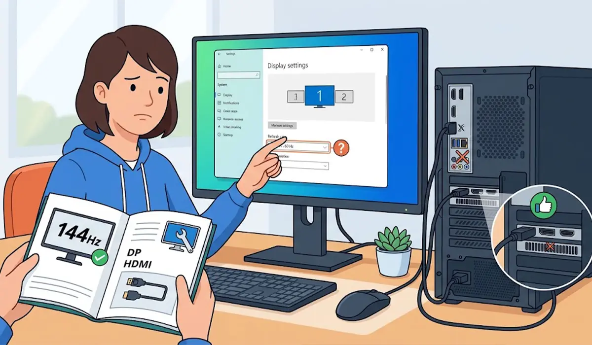 How to Fix High Refresh Rate Not Showing in Settings Step by Step