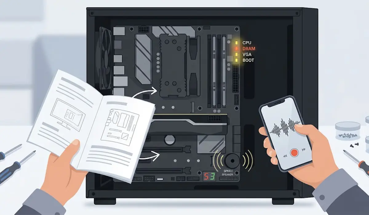 How to Identify POST Beep Codes on Motherboard Step by Step