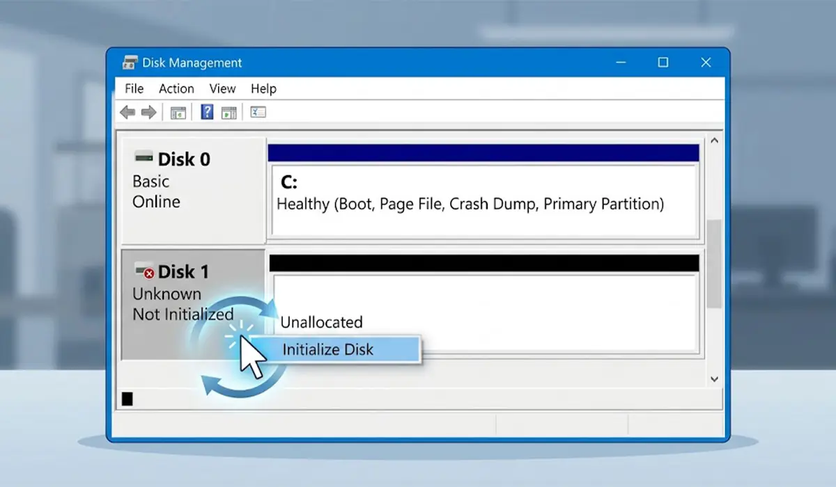 How to Initialize a New Disk in Windows Using Disk Management