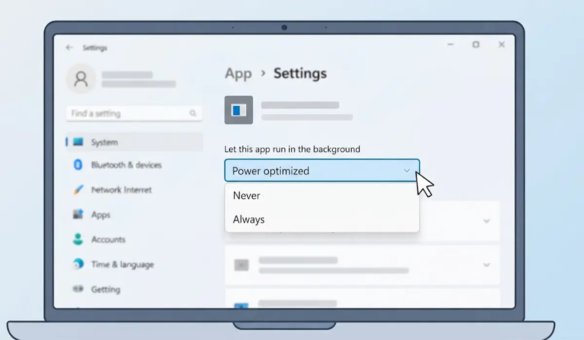 How to Limit Background App Refresh in Windows 11