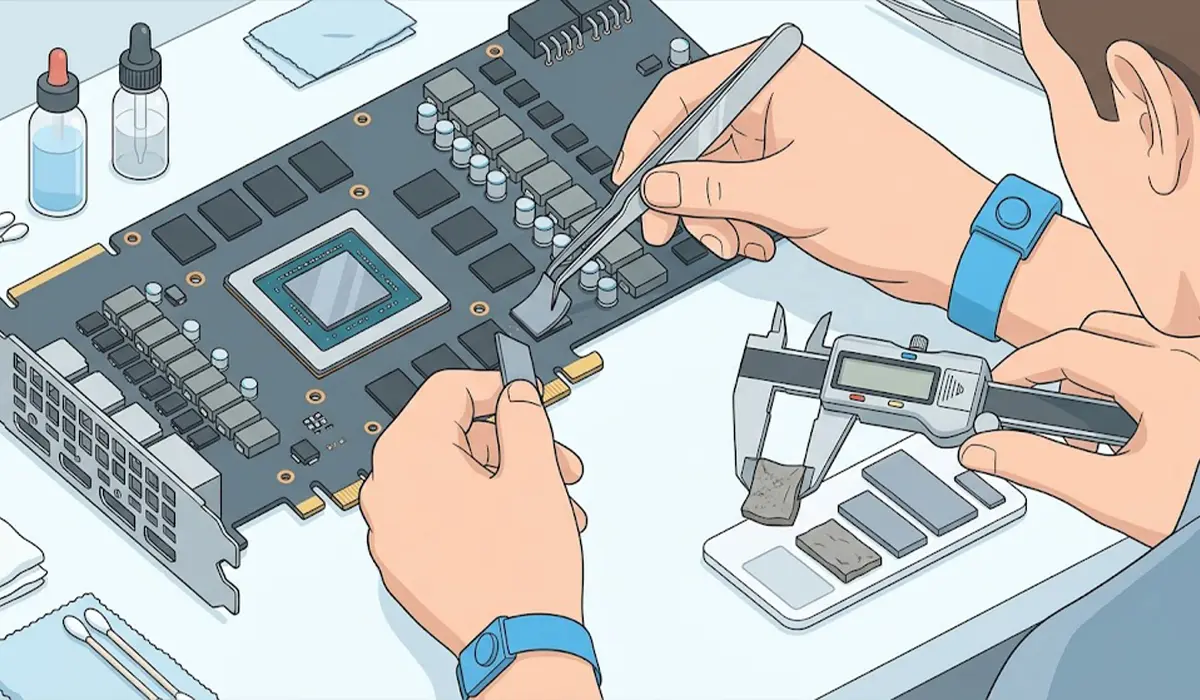 Measure and Remove the Old Pads