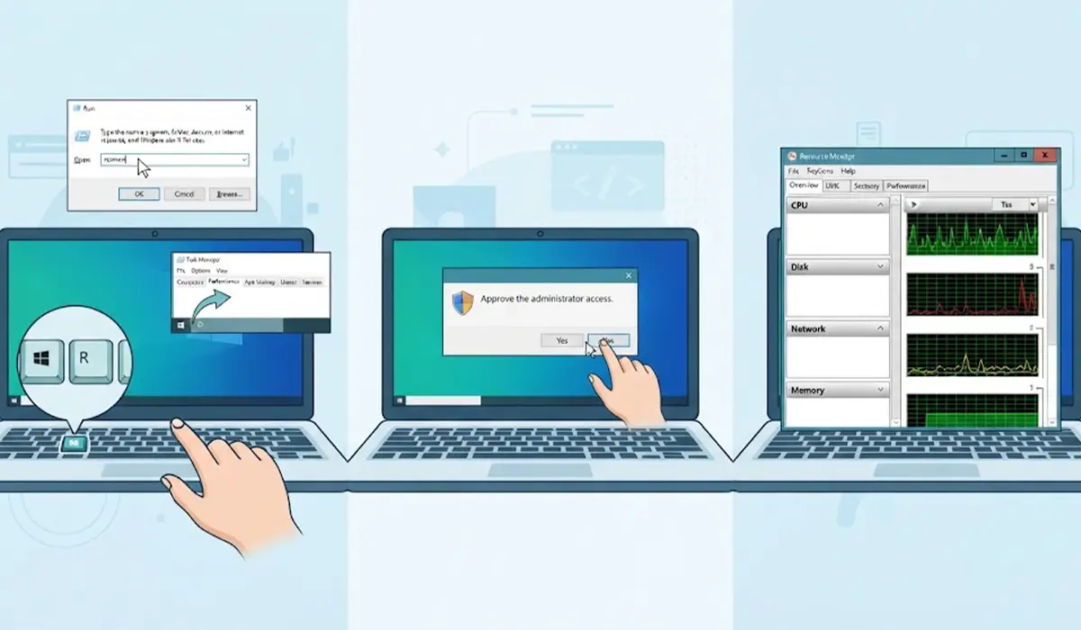 Opening Resource Monitor