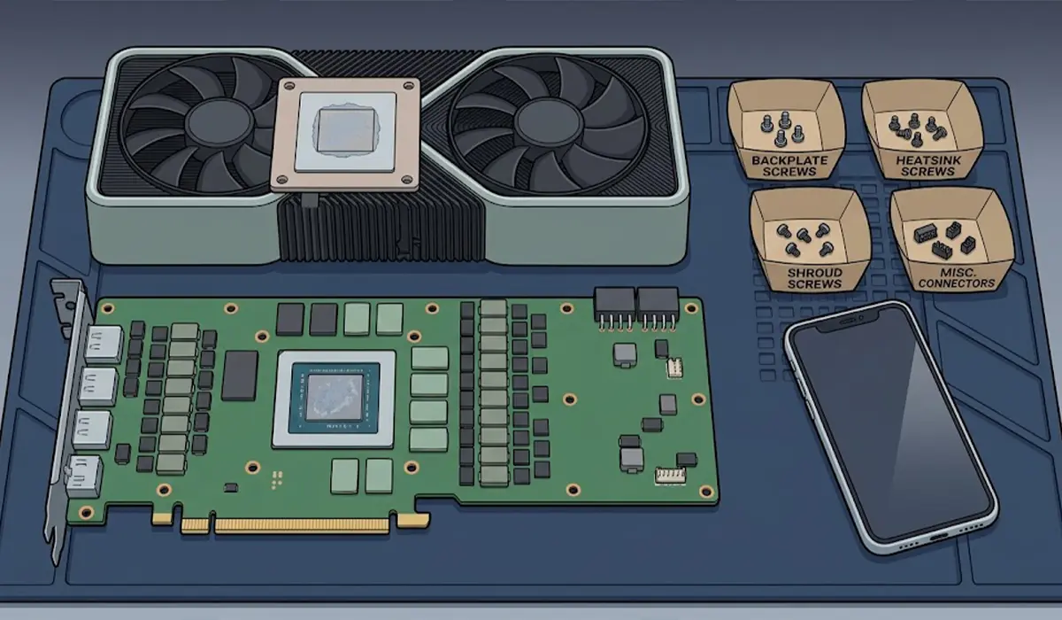 Remove the Cooler and Document the Layout