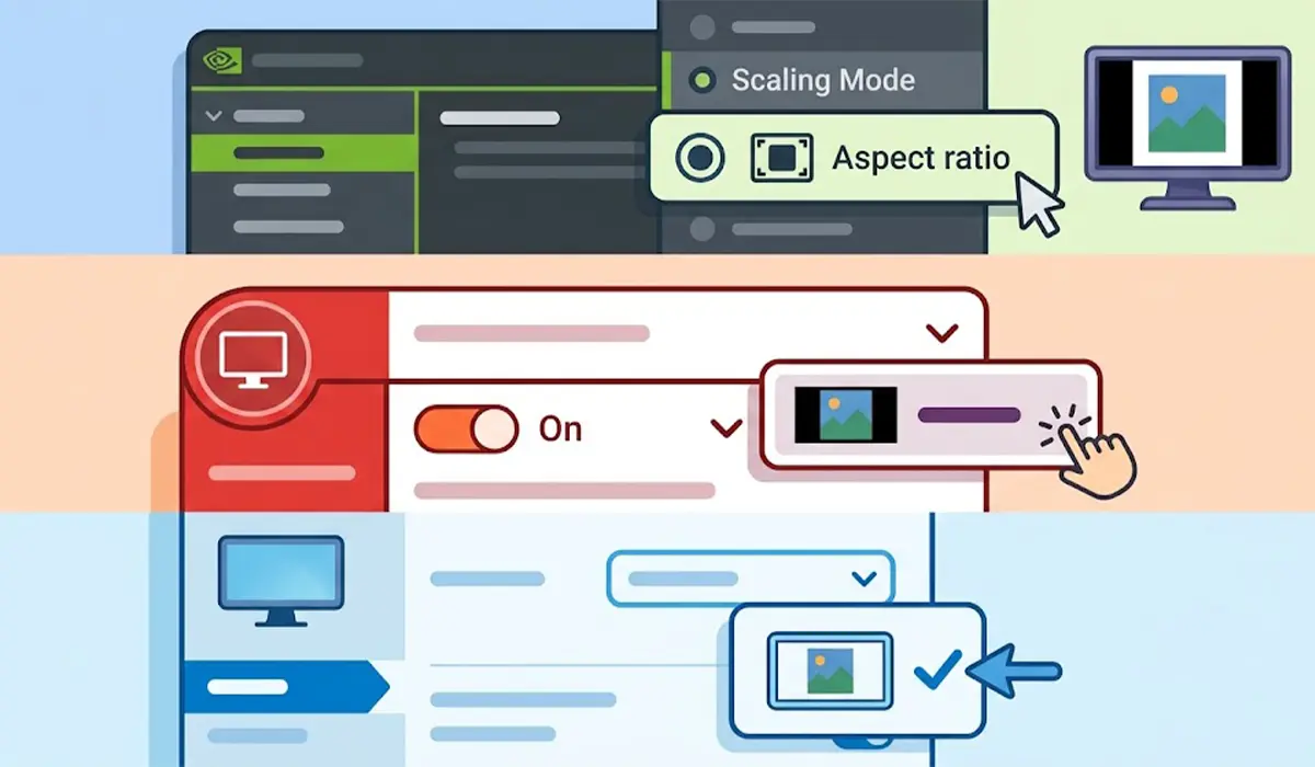 Set the Scaling Mode in the Graphics Driver