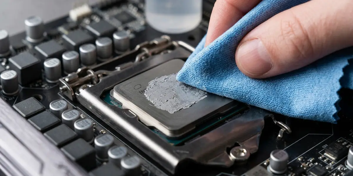 Step-by-Step_ How to Remove Thermal Paste from CPU and Heatsink