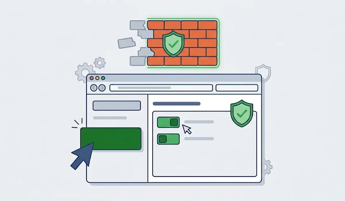 Turn On the Firewall from Control Panel