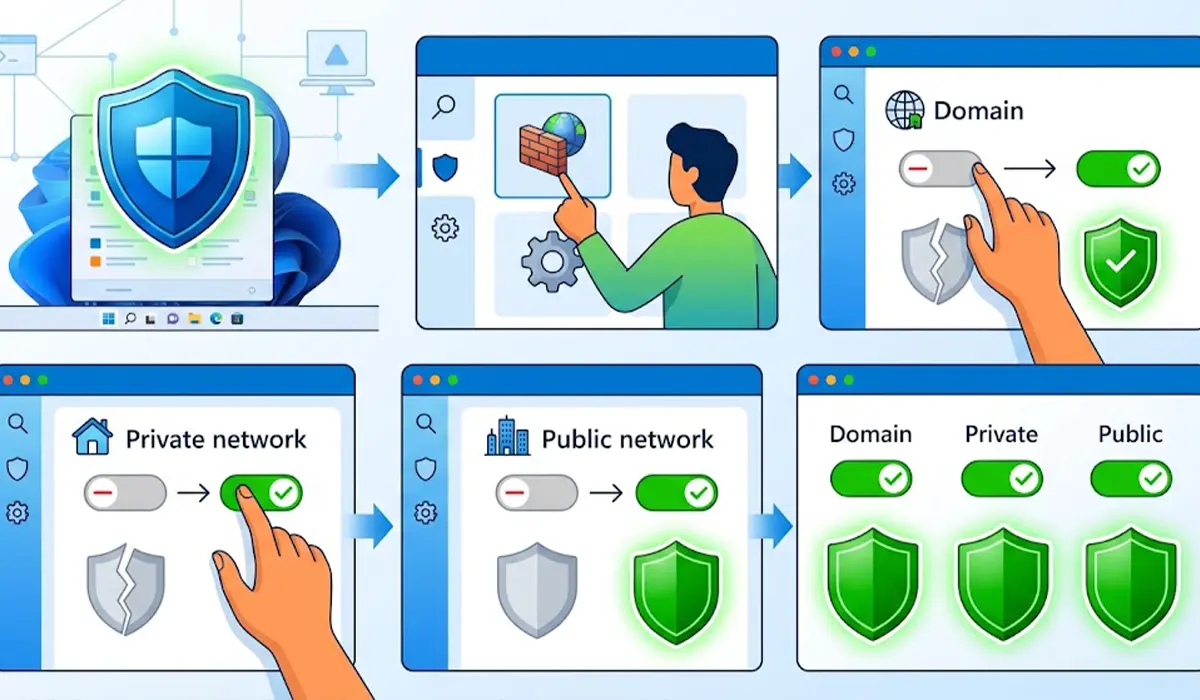 Turn On the Firewall in Windows Security