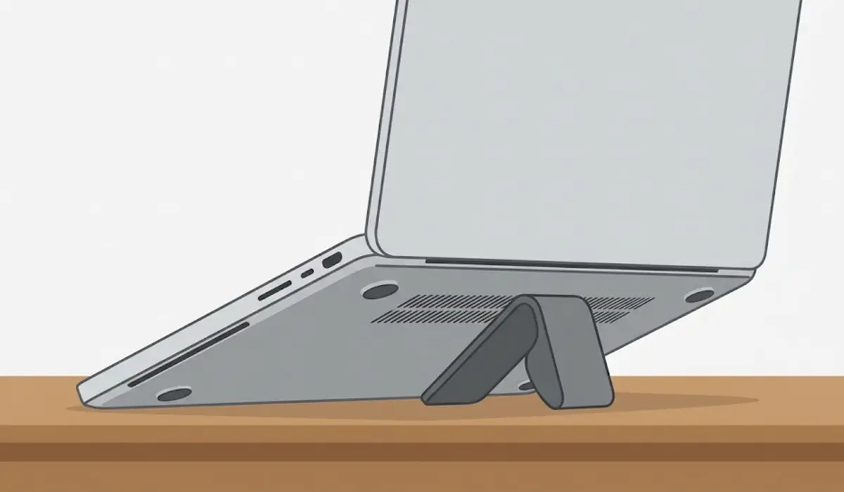 Use a Laptop Stand to Raise the Back